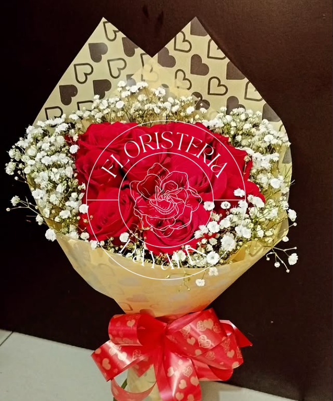 🌹❤️ Ramo Corazón de Rosas ✨